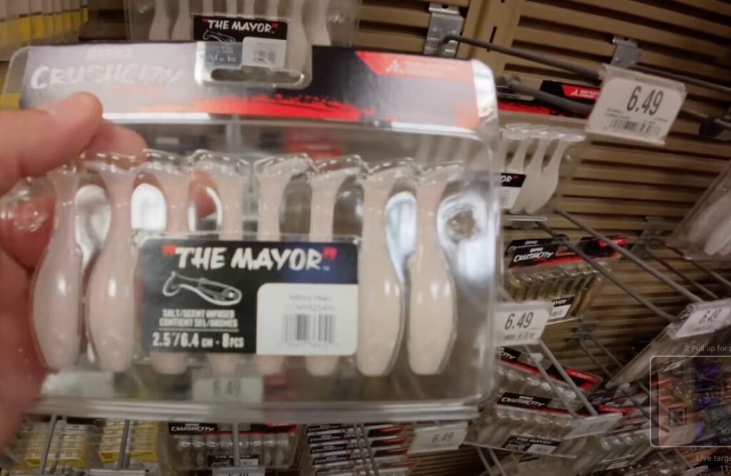 Image of Rapala Crush City Mayor Swimbaits purchased at Cabela's.